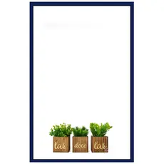 Lousa Quadro Magnético Imã De Geladeira 29x20 cm Com Caneta Apagador