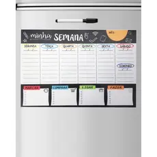Imã magnético Planejador para geladeira anotações Imã 30x20.2 cm