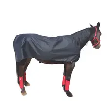 Capa Para Cavalo Contra Frio Impermeável E Resistente Preto - Pocho