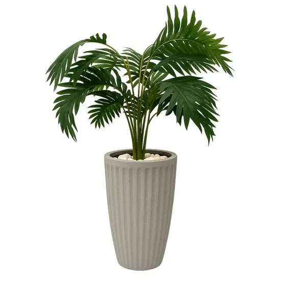 Planta Artificial Palmeira Com Vaso Polietileno