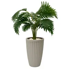 Planta Artificial Palmeira Com Vaso Polietileno