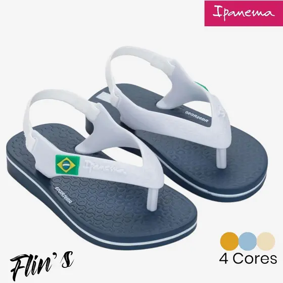 Sandália Ipanema Baby Brasil Masculino - Infantil Original