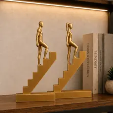 Escultura Abstrata  Decorativa  Minimalista Escada do Progresso Para Decoração Sala Escritorio Consultorio