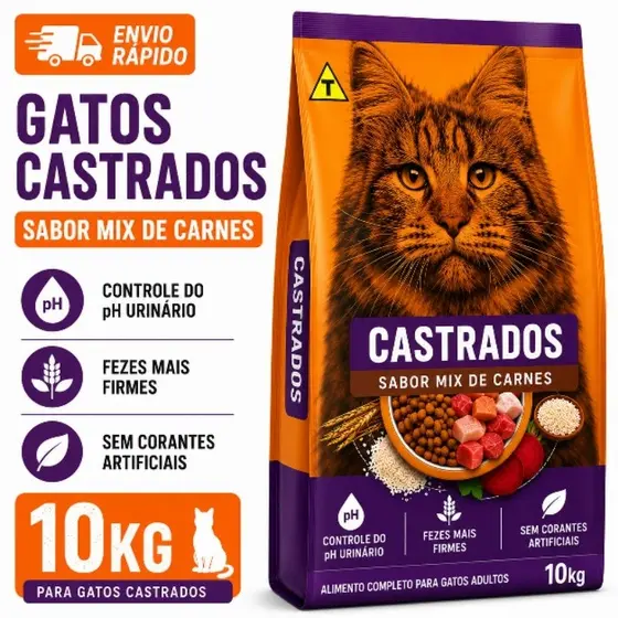 Ração Premium para Gatos Castrados Special Cat 10,1kg
