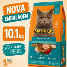 Ração Special Cat Premium Gatos Adultos sabor Peixe 10.1Kg