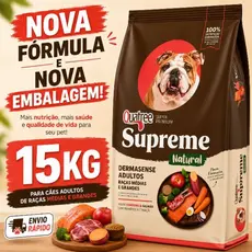 Ração Quatree Dermasense Quatree Dermato 15kg Cães Adultos Raças Médias e Grandes Envio Rápido