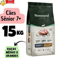 Ração Bionatural para Cães Sênior Raças Médias e Grandes 15kg
