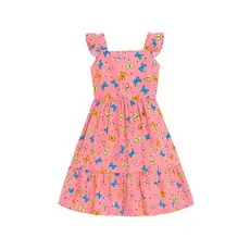 Vestido Infantil Menina Vestido Florido Rodado Infantil Cores Verão Vestido Infantil Leve Promoção Vestido Infantil