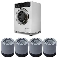 Kit 04 Suporte Pé Para Máquina de Lavar Seca Secadora Anti Vibração  Colina Shop Kolling Sell
