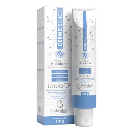 Creme DERMESSENCE 10% Ureia Altamente Hidratante Corporal Bio Instinto 150g