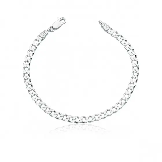 Pulseira Masculina Grumet 6mm Prata 925