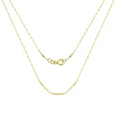 Corrente masculina ouro 18k veneziana longa 60cm