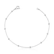 Pulseira prata 925 bolinha prata legitima