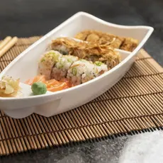 Barco Para Servir Sushi Coza Brinox Produtos Orientais Prato Travessa