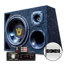 Som Caixa Trio Falante Sub Aparelho Bluetooth Usb Taramps