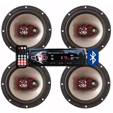 Kit Som Bluetooth Laguna + 4 Alto Falante Bravox 200w