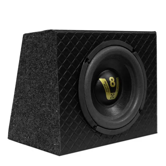 Caixa De Som Pequena Slim Todos Carros Sub Woofer 200wrms