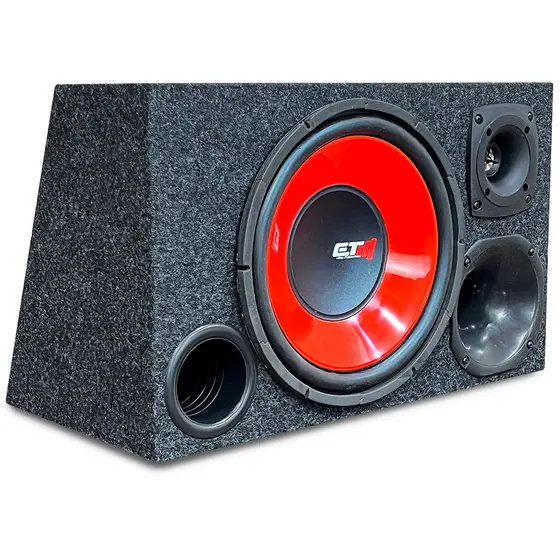 Caixa Trio ETM 375W RMS Subwoofer 12" Completa