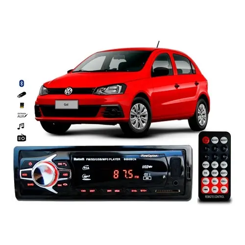 Aparelho Som Mp3 Vw Gol G3 G4 G5 Bluetooth Pendrive Rádio