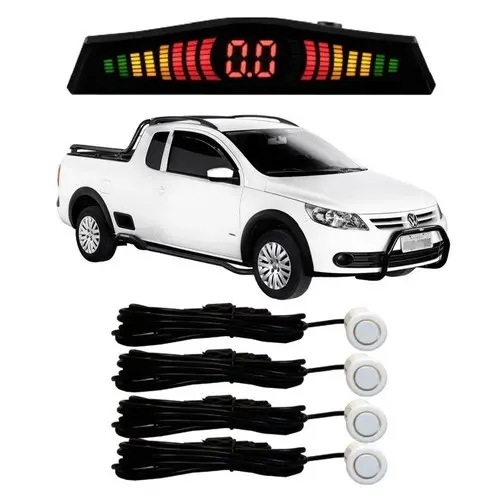 Sensor De Estacionamento Ré Saveiro Todos Os Modelos Branco