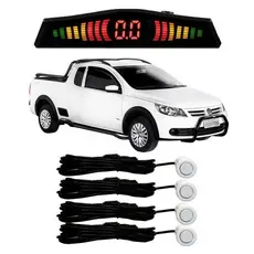 Sensor De Estacionamento Ré Saveiro Todos Os Modelos Branco