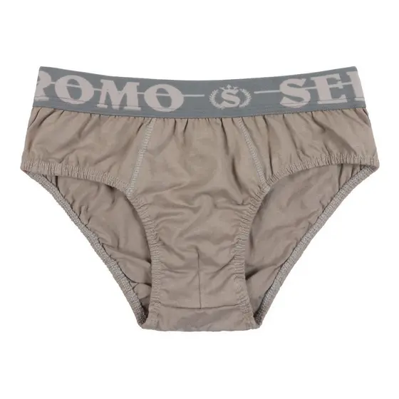 Kit 10 Cuecas Men Tradicional Slip Básica Algodão Com Cós