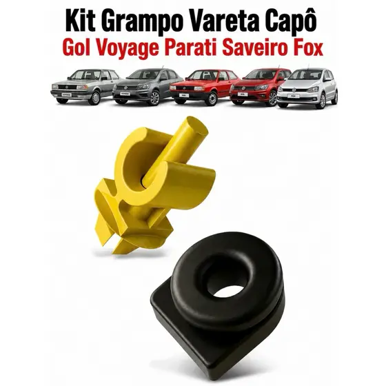 Kit Grampo Bucha Vareta Capo Gol Voyage Parati Saveiro