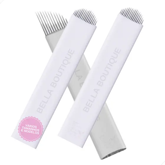 Lâmina Tebori Micropigmentação Kit com 20 Unidades
