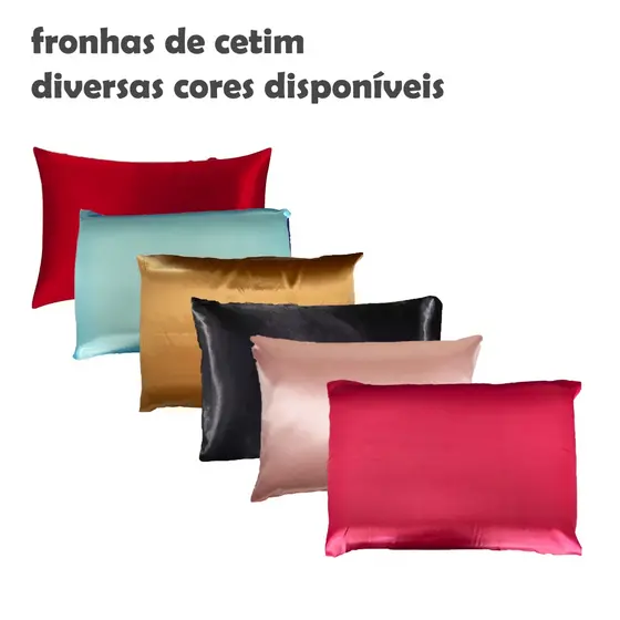 fronha cetim/seda anti frizz 50x70 1 unidade