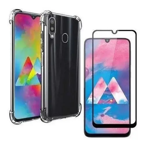 Capa Case Capinha Compatível Com Galaxy A20 A30 + Película 3D Vidro Temperado