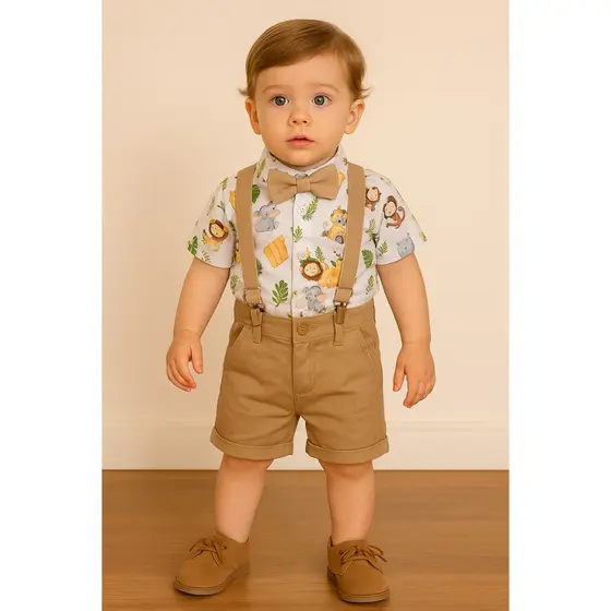 Conjunto Safári AQUARELA BABY LUXO ENVIO JÁ.