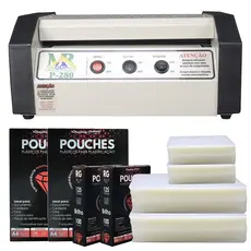 Jogo Plastificadora E Poliseladora P-280 + 400 Polasil A4 E RG