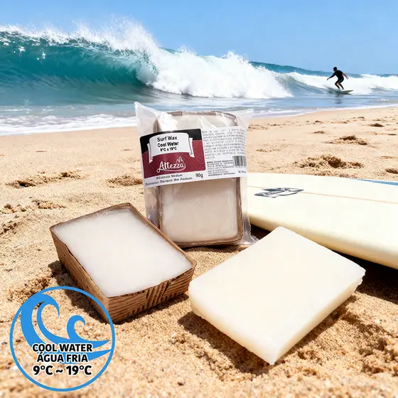 1 Parafina Surf Wax Soft Altezza 90g Água Fria a Melhor do Mercado Para Prancha de Surf Cool Water