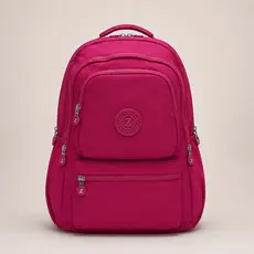 Mochila escolar trabalho grande de Nylon com Chaveiro Feminina Masculina