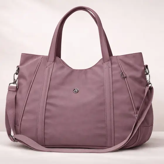 Bolsa Casual Feminina Transversal de Ombro Grande Impermeável em Nylon