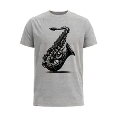 Camiseta Saxofone Músico