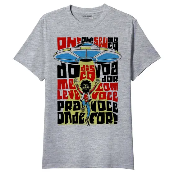 Camiseta Raul Seixas Moço do Disco Voador