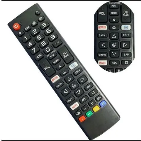 Controle Remoto Compativel Tv L Smart Netflix Movies Amazon - Substituto Compatível