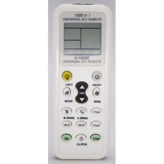 Kit 10 controle Remoto Ar Condicionado Universal 1028e - Substituto Compatível