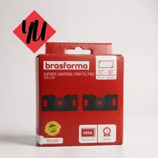 Suporte Universal Fixo para TV Brasforma SBRU951 LED/LCD 10” a 90” até 228cm - VESA