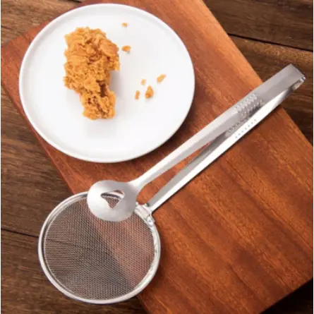 Escumadeira Para Fritura Com Pegador Inox 28,5cm