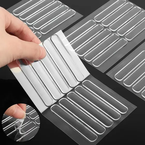 Kit 10/20/30 Tiras De Silicone Aplica Fácil E Rápido Super Colante Fica Invisível Após Aplicar Autoadesiva WL-2459