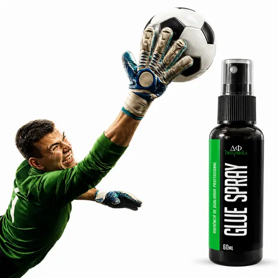 Grip spray aderente para luva de goleiro - Desfibrila