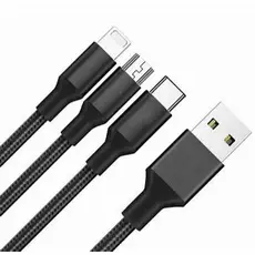 Kit 10 Unidades Cabo Usb Para Celular Cabo De Dados Fast Charge Turbo 25w V8 IOS Tipo - C