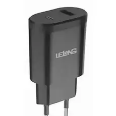 Fonte Carregador Turbo 5.1A Com 2 Entradas  USB e TIPO-C Charger Bivolt