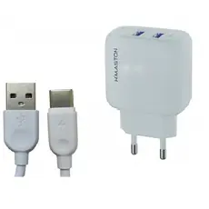 Carregador Turbo 5.1A 2 USB Ios V8 Tipo C