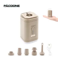 Bomba De Ar Elétrica Portátil Usb 3x1 Colchão Boias Inflável com luzes