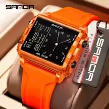SADNA 6273 – Novo Relógio Eletrônico Feminino Multifuncional, Esportivo, LED, com Temporizador e À Prova d’Água