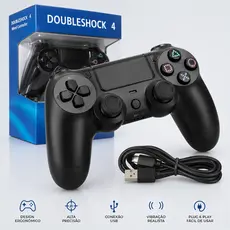 CONTROLE SEM FIO BLUETOOTH COMPATÍVEL PARA PS4 , PC, NOTEBOOK, SMART TV