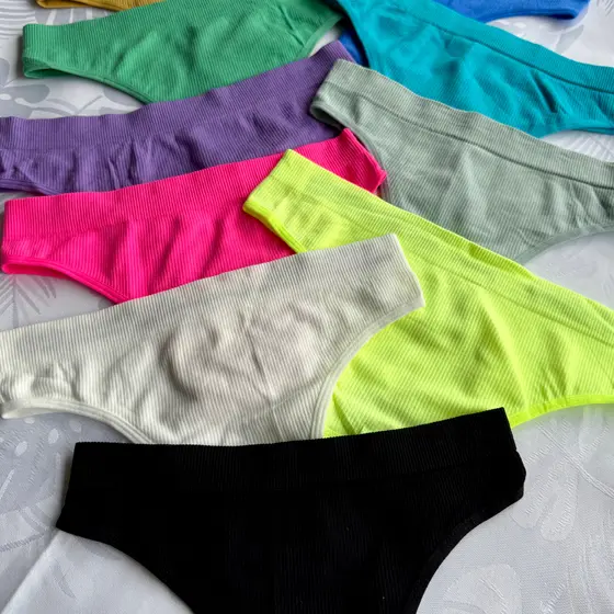 Kit com 3 Calcinhas Tanga Feminina em Modal Alta Modelagem Confortável